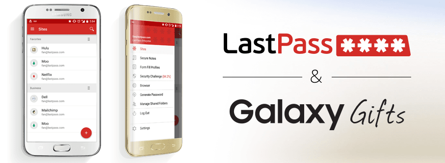 LastPass pour Android adopte le Material Design & LastPass Premium offert dans le cadre du programme Samsung Galaxy Gifts
