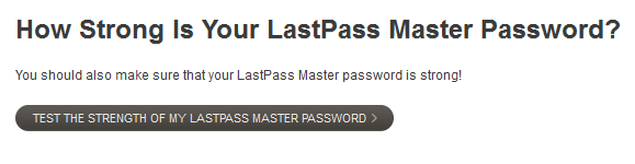 Resolutions with LastPass: #10 Strengthen Your Master Password
