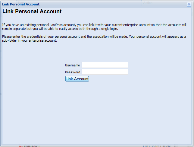 New LastPass Enterprise Feature: Link Your Personal Account to Your Company Account